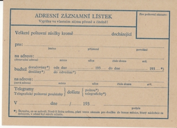CAZ 001 A - 1937 **